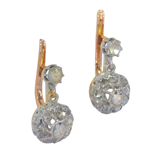 Boucles d'oreilles Boucles d'oreilles pendantes vintage en diamant 58 Facettes 23111-0113