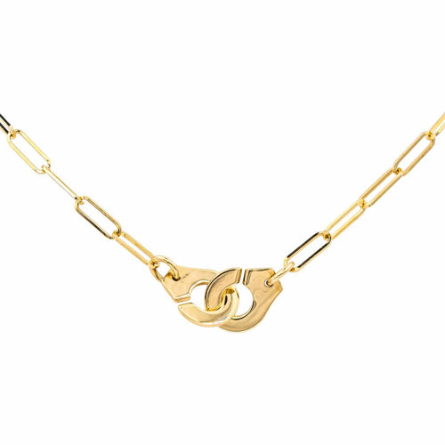 Collier Dinh Van  Collier Menottes Or jaune 58 Facettes 4756864RV