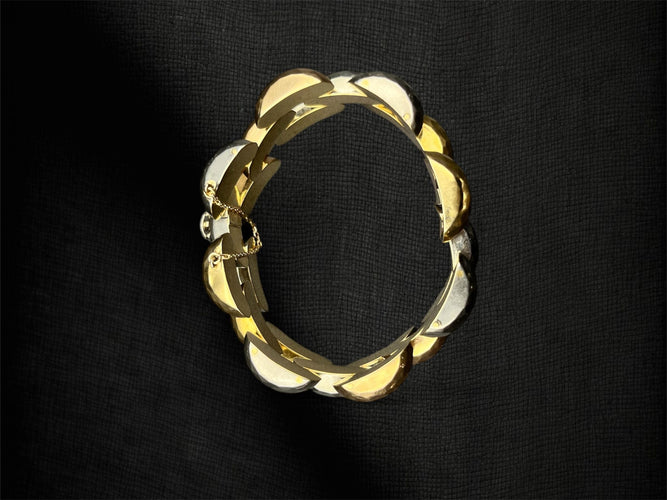 Bracelet Bracelet de réservoir « Échiquier de lumière » 58 Facettes