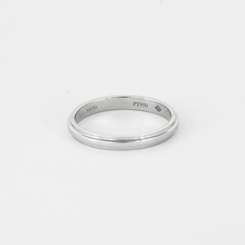 Bague 55 MELLERIO - Alliance préférence - platine 58 Facettes J1PT290-0055