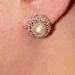 Earrings PLATIN earrings with pearls and diamonds 58 Facettes D361021JC