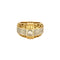 Bague 54 Bague en or jaune, blanc et diamants 58 Facettes DRE1471