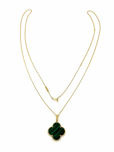 Collier VAN CLEEF & ARPELS. Collection "Magic Alhambra, sautoir un élément (Full set) 58 Facettes