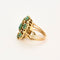 Bague 49 Bague or jaune, émeraudes et diamants 58 Facettes 240057