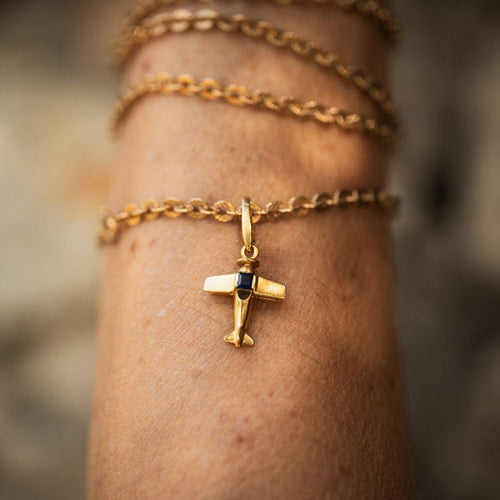 Pendentif CARTIER - Pendentif - or jaune et saphir 58 Facettes