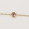 Collier Sautoir en or jaune, tourmalines vertes et roses 58 Facettes NAR0852