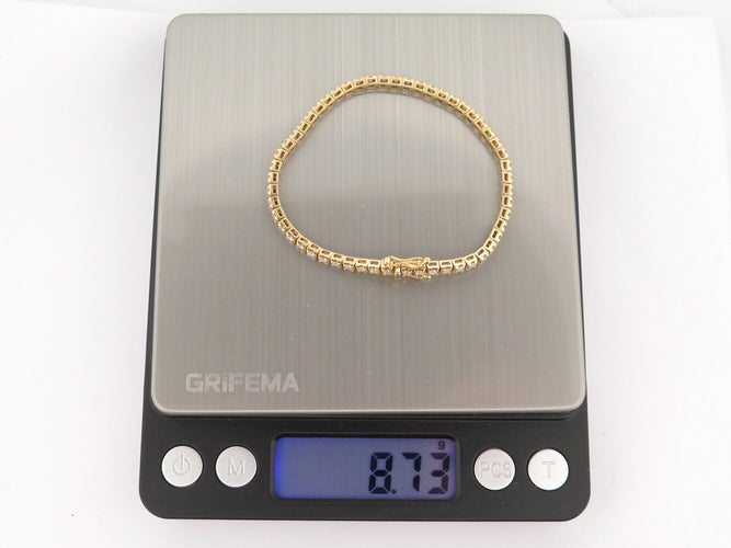 bracelet MAUBOUSSIN tu es ma riviere d'amour or jaune & diamants 2ct