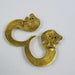 Earrings Gold Lion Head Earrings 58 Facettes 20400000222