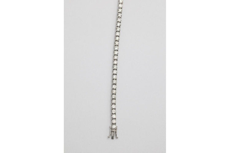 Bracelet Bracelet tennis en or blanc avec diamants de 8,00 ct 58 Facettes PTKN03
