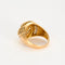 Bague 57 Brague rétro en or rose et diamant 58 Facettes GU172
