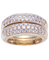 Bague 52 Bague pavée Or jaune 18K Diamants 58 Facettes BO210725/JUMELLES