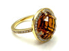 Bague 54 CHAUMET - Bague Attrape-moi si tu m'aimes citrine et diamants 58 Facettes