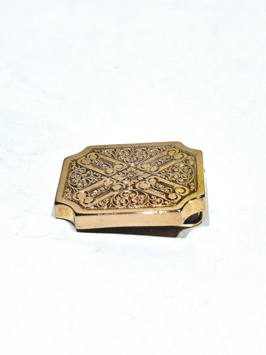 Pendentif Pendentif en Or Rose Ciselé 58 Facettes