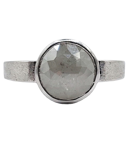 Bague 52 Bague joaillier PAGLIANI or gris diamant gris de 3,50 carats 58 Facettes A01232