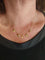 Collier Collier or jaune cubes 58 Facettes 089141