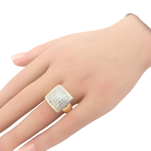 Bague 57 Bague en or jaune & diamants 58 Facettes