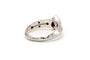 Bague 56 Bague en or blanc sertie d'un rubis et de diamants 58 Facettes 22260