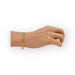 Bracelet Bracelet en or maille gourmette double losange 58 Facettes 330060999