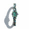 Montre Uti - Montre Ovale - Or Blanc - Diamants, Saphirs et Turquoise 58 Facettes 1.0001001/1
