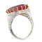 Bague 52 Délice de rubis vintage : bague Art déco avec rubis non traité de 13,5 ct 58 Facettes 17059-0258