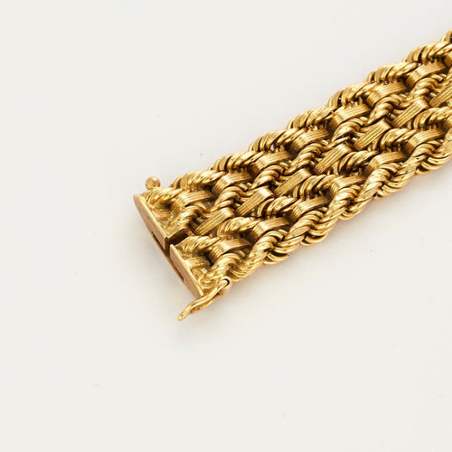 Bracelet Bracelet ou jaune 58 Facettes LP498/2