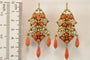 Boucles d'oreilles Boucles d'oreilles anciennes en perles de corail et filigrane d'or jaune 58 Facettes 7712