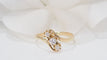 Bague 58 Bague Trilogie En Or Jaune Et Diamants 58 Facettes 32192
