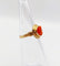 Bague 44 Bague or rose, camée corail monture finement ciselée (circa 1900) 58 Facettes A06370