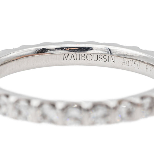 Bague 58 Mauboussin Bague Alliance américaine  Or blanc Diamant 58 Facettes 3349636CN