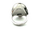 Bague 51 HERMES. Collection "Chaine d'ancre verso", bague en argent 58 Facettes
