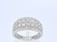 Bague 54 Bague en or blanc avec diamants 1,00 carat 58 Facettes 2188