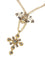 Pendentif Éclat divin : pendentif croix en or des années 1730 58 Facettes 20240-0285