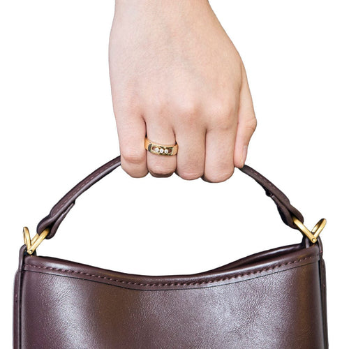 Bague 53 MESSIKA - Move Noa - Bague en or jaune et diamants 58 Facettes CAL22185