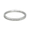 Bague 50 Fred Bague Demi alliance Fred for Love Platine Diamant 58 Facettes 4607371RV