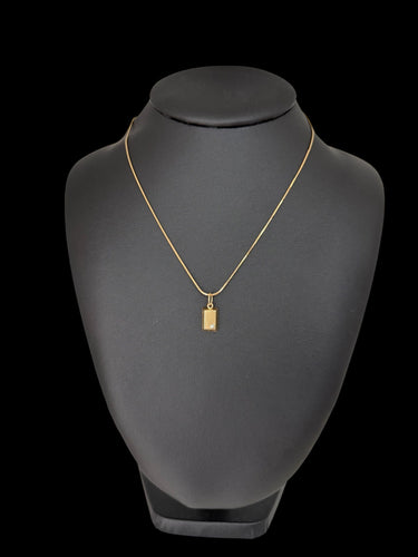 CARTIER - Lingot pendentif 1/8 oz or jaune avec diamant