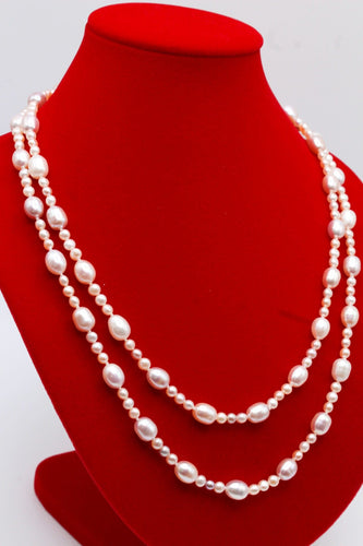 Collier Collier perles eau douce 58 Facettes 240361