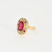 Bague 52 Bague ancienne diamants rubis Verneuil 58 Facettes