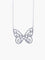 Collier COLLIER PAPILLON OR BLANC 58 Facettes