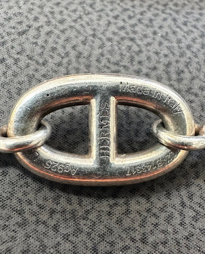 Bracelet HERMÈS - Bracelet Farandole en argent massif 58 Facettes