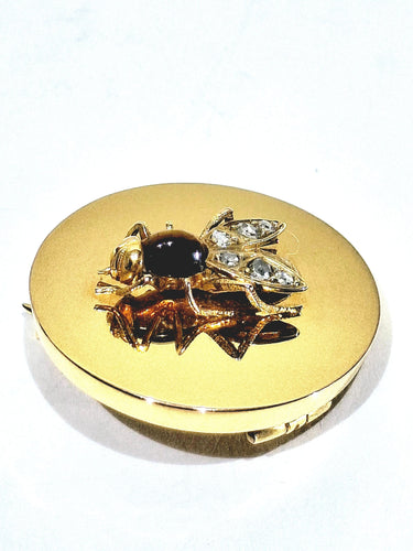 Broche Broche Guêpe or rose 58 Facettes