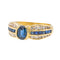 Bague 51 Bague Or jaune Saphir, Diamant 58 Facettes 2866506CN