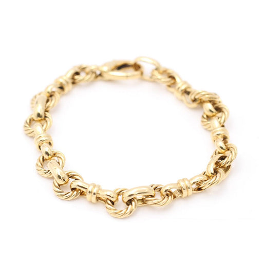 Bracelet Bracelet alterné en or massif 58 Facettes E361335