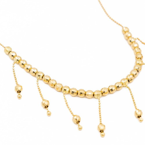 Collier Collier Maille boule Or jaune 58 Facettes 1819952CN