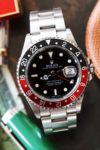 Rolex GMT-Master II 16710 “Coke” rouge et noire, full set