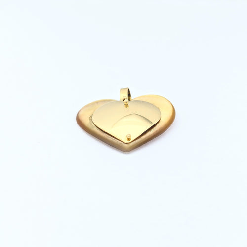 Pendentif Pendentif cœur en or jaune et nacre 58 Facettes 30069