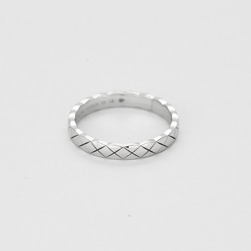 Bague 59 CHANEL - Bague Coco Crush - mini modèle  en Or blanc 18k 58 Facettes 58FC17-3