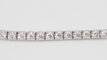 Bracelet rivière en or blanc et diamants