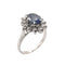 Bague 56 Bague marguerite en or saphir et diamants 58 Facettes