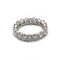 Bague 52 Alliance Américaine - Or blanc & Diamants 58 Facettes 250033SP
