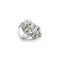 Bague 46 Bague en or blanc 18 carats avec diamants 58 Facettes